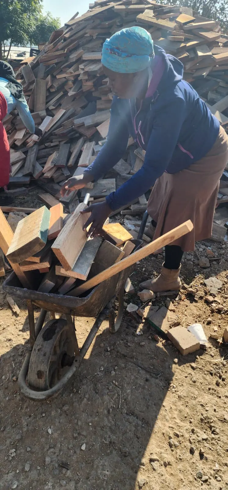 Residents rebuilding after a fire