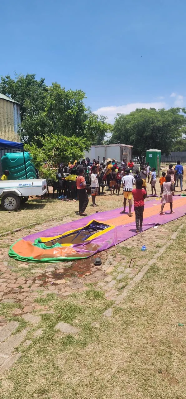 Children at the fun day