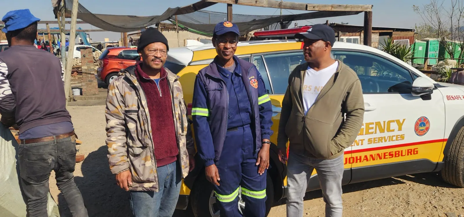 UDRS volunteers and responders on the ground